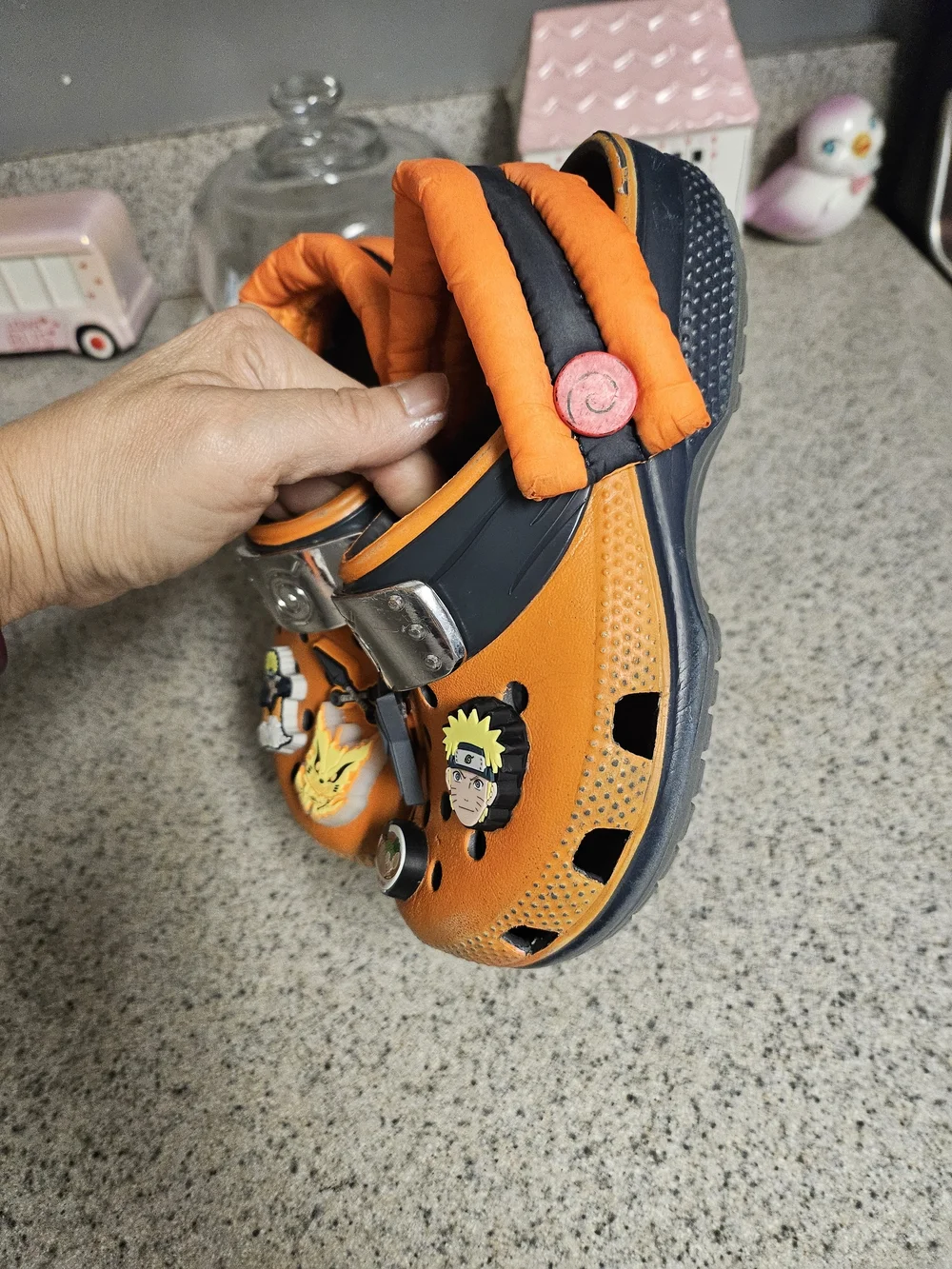 Crocs Naruto Shippuden Classic Clogs Kids Size 11C Slip On Sandals